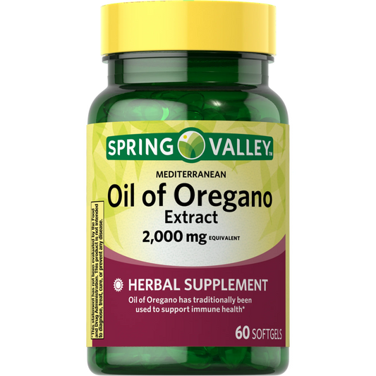 Aceite De Oregano 60 Softgels 2,000mg