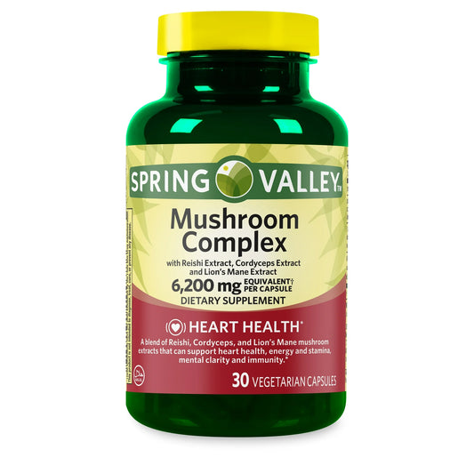 Mushroom Complex 6,200mg 30 capsulas