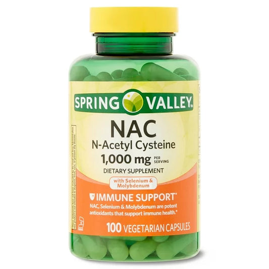 NAC Selenio 1,000mg 100 capsulas