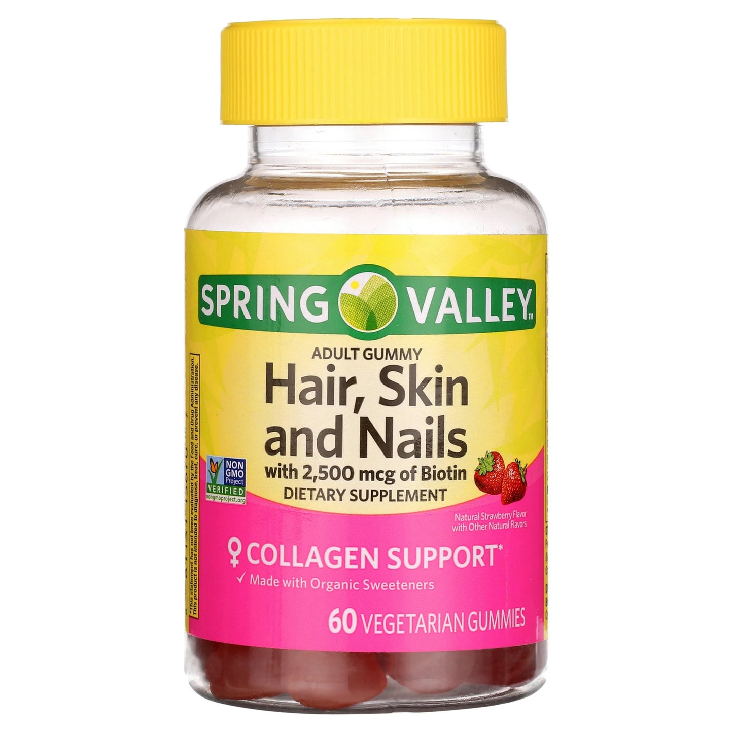 Hair, Skin & Nails 60 Gomitas Spring Valley