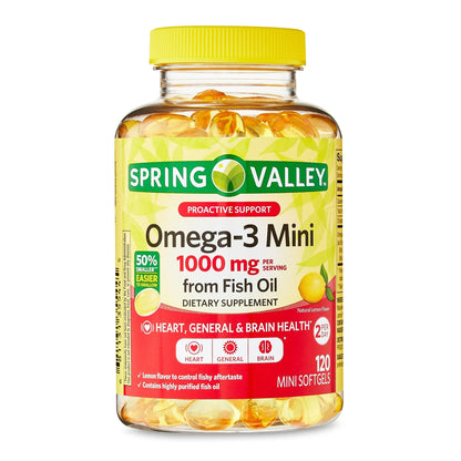 Omega 3 Mini 1,000mg 120 Softgels