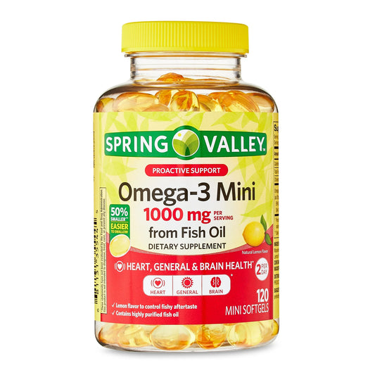 Omega 3 Mini 1,000mg 120 Softgels