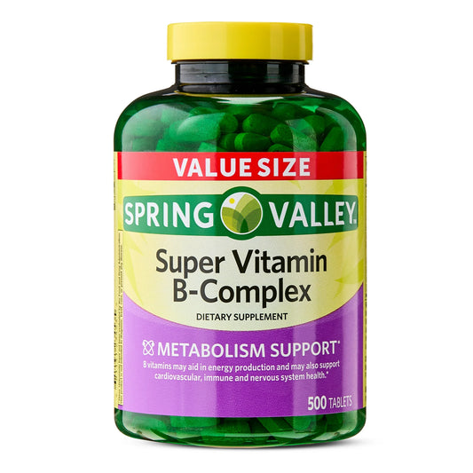 Super Vitamin B Complex Value Size 500 Tabletas