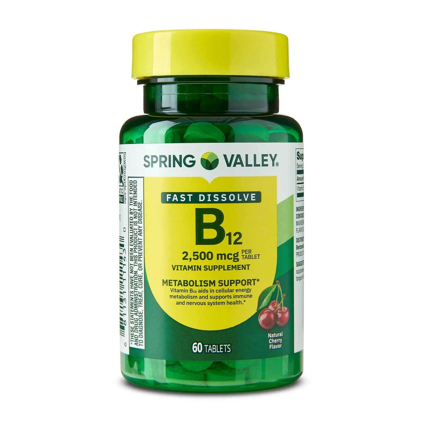 B12 Cereza | 2,500mcg | 60ct