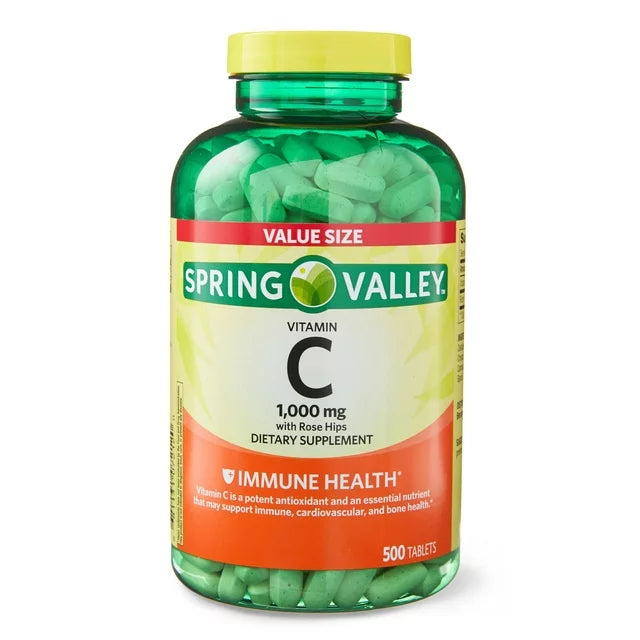 Vitamina C 1,000mg VALUE SIZE 500 tabletas