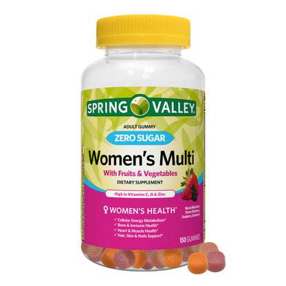 Womens Multi Zero Sugar 150 Gomitas