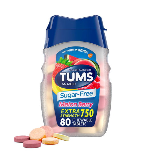 Tums Sugar Free 80 Tablets