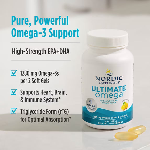 Omega 3 Nordic 1280mg 120 Softgels