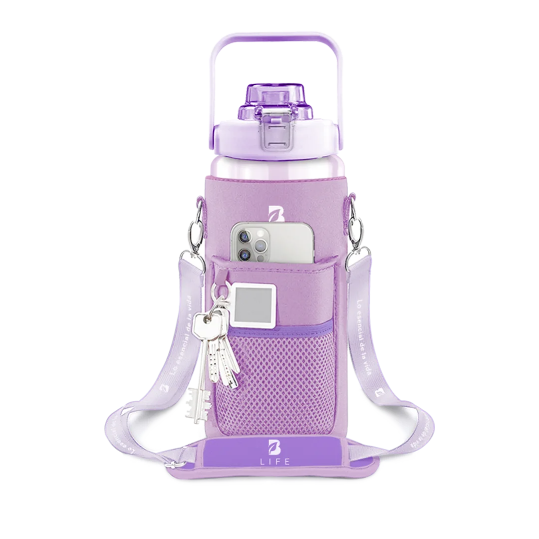 Botella Motivacional 2L Violeta