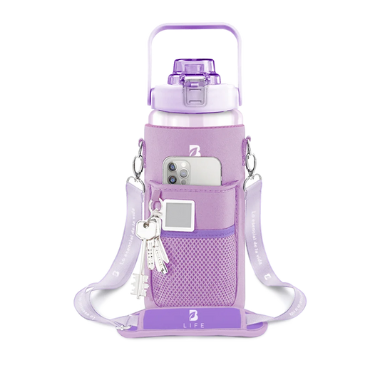 Botella Motivacional 2L Violeta