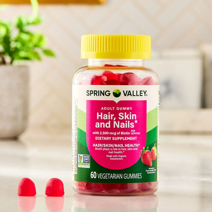 Hair, Skin & Nails 60 Gomitas Spring Valley
