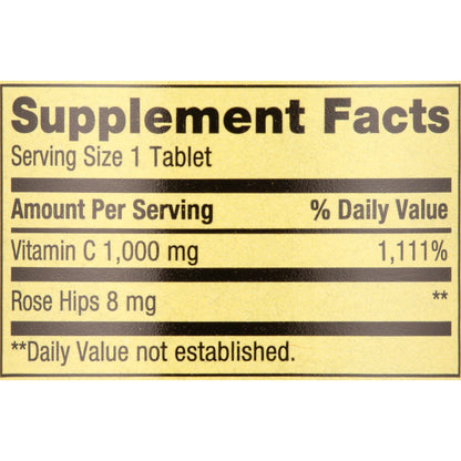 Vitamina C 1,000mg 100 tablets