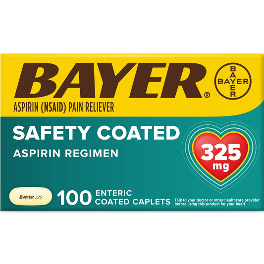 Bayer Aspirin 100 Caplets 325 mg