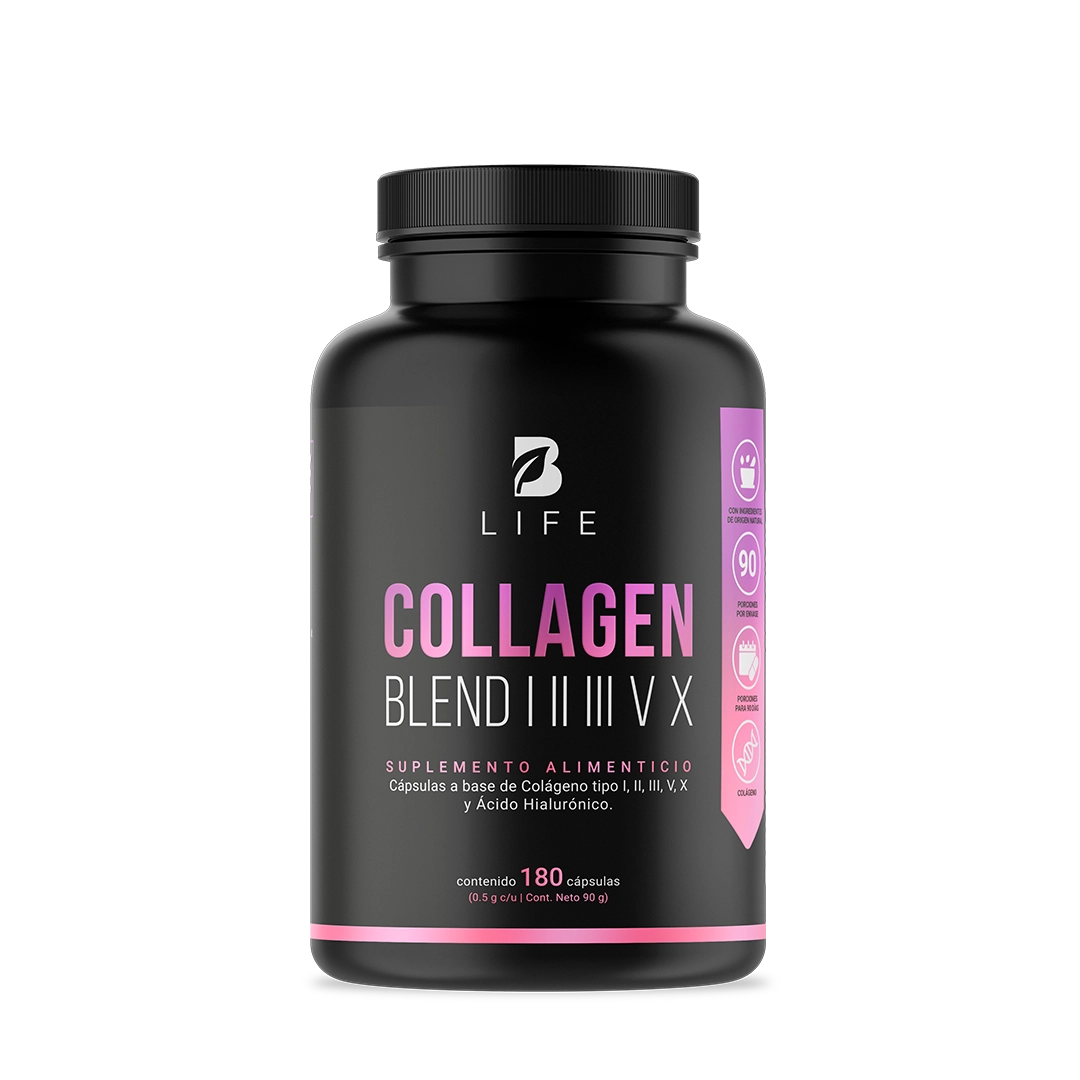Colageno 1,2,3,4,5 Hidrolizado 180 capsulas Blife