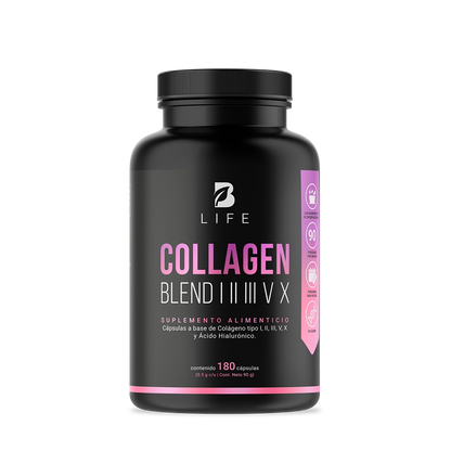 Colageno 1,2,3,4,5 Hidrolizado 180 capsulas Blife