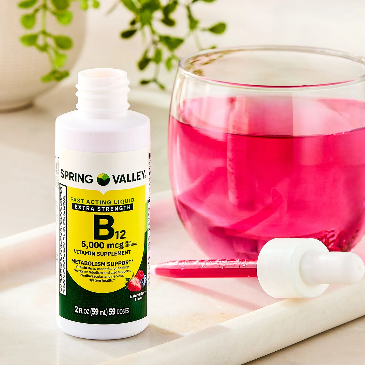 B12 Liquida | 5,000mcg | Sabor Berry | 59 Dosis