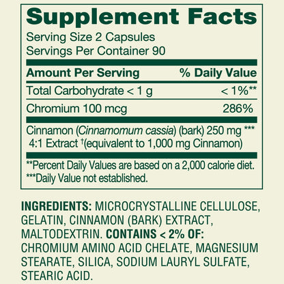 Cinnamon&Choromium 1,000mg