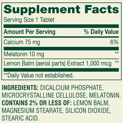 Melatonina | 10mg | 120 Tabletas