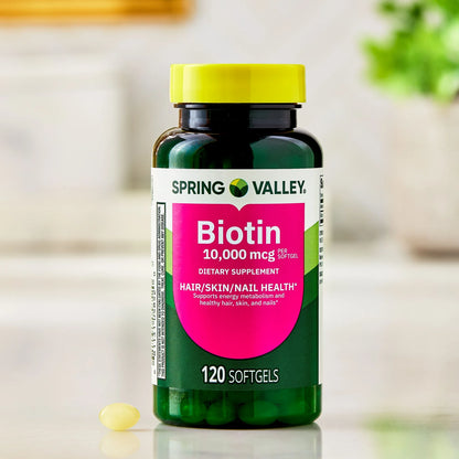 Biotina 10,000mcg 120 softgels