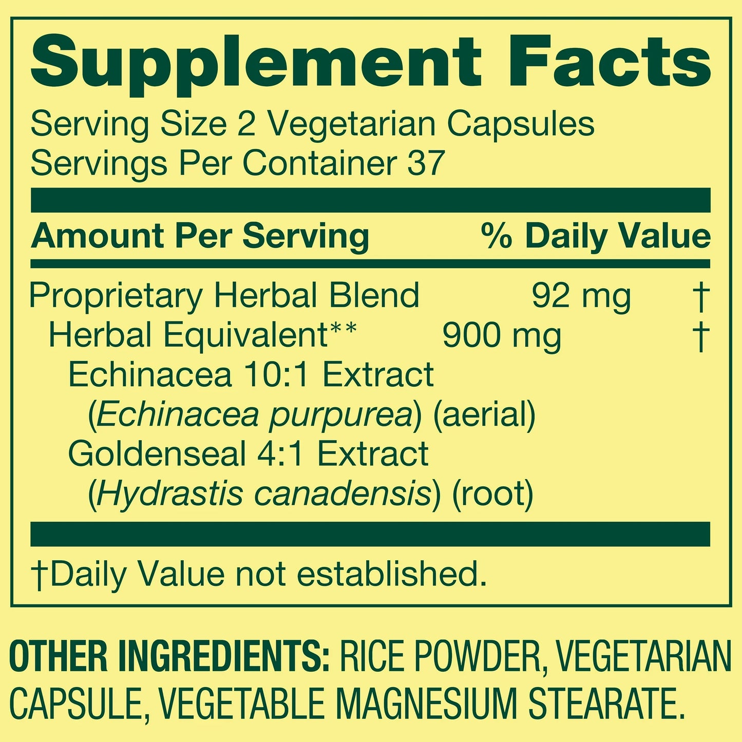 Echinacea Goldenseal Blend 900mg