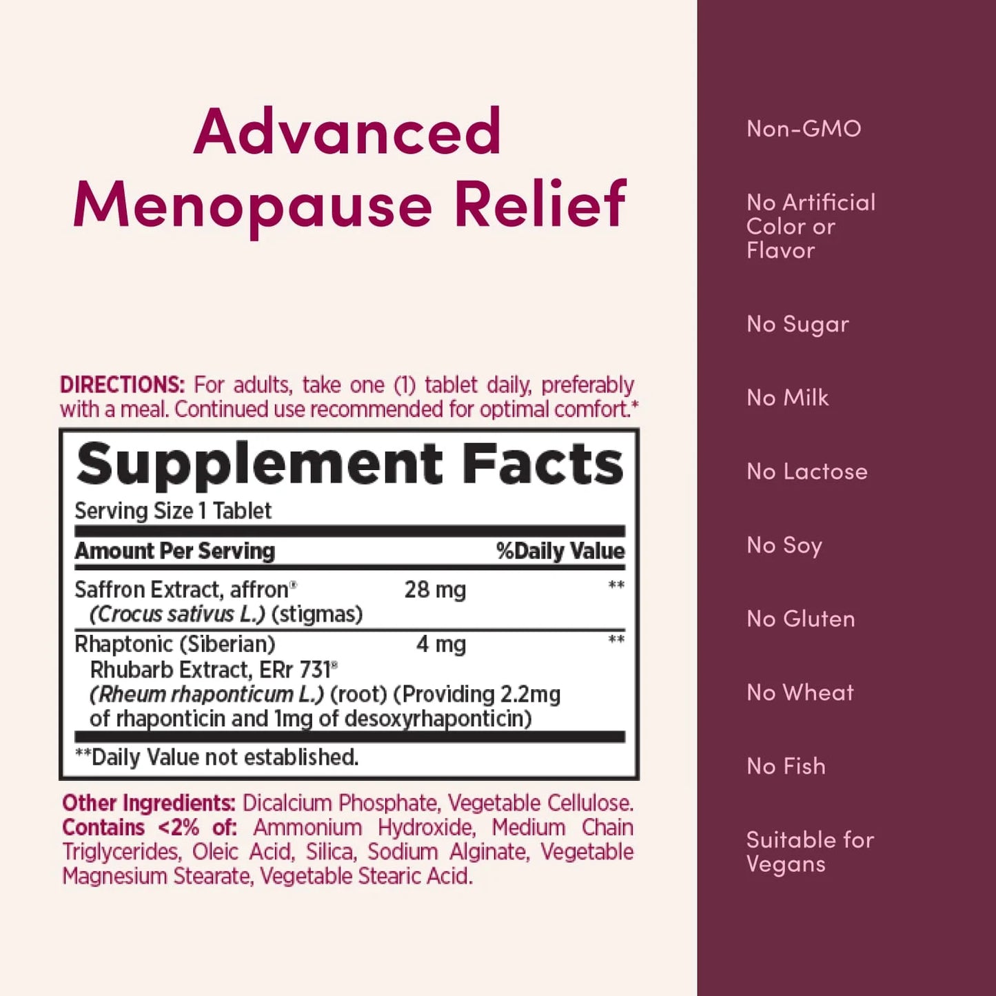 Menopause Relief Natures Bounty