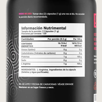 Pure Arginina Blife 240 capsulas