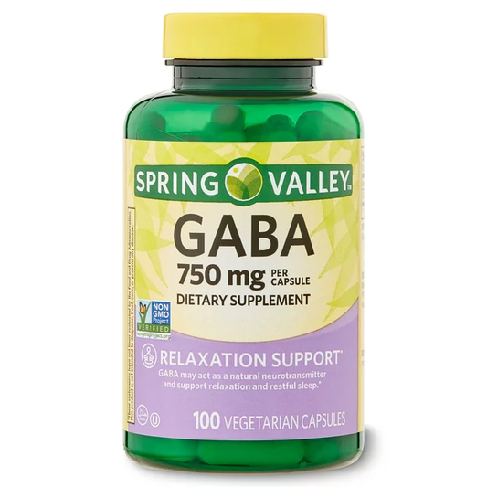 GABA 750mg 100 capsulas