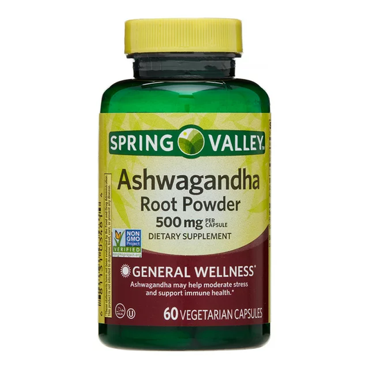 Ashwagandha 500mg 60 capsulas