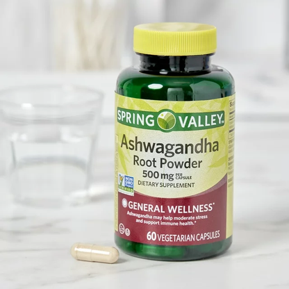 Ashwagandha 500mg 60 capsulas