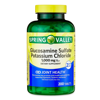 Glucosamina Sulfate Potassium Chloride 1,000mg 200 tabletas