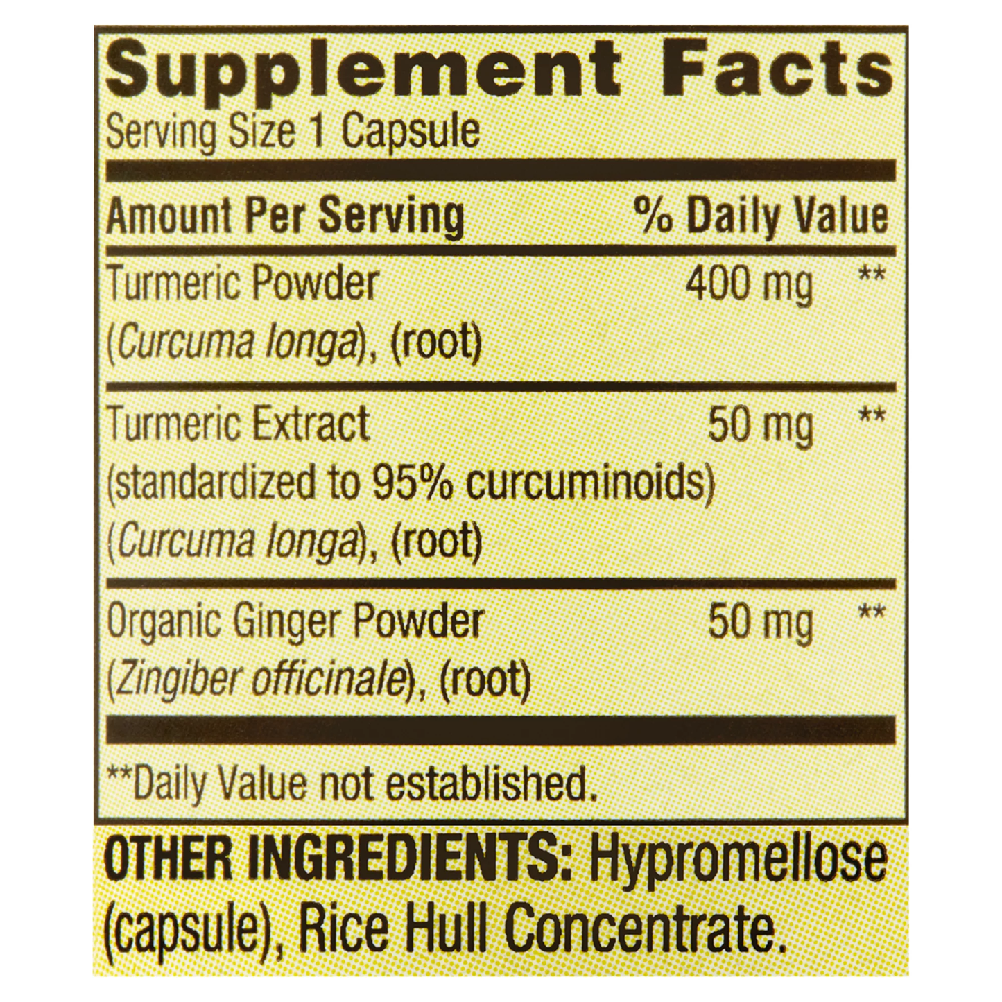 Curcuma 500mg 90 Capsulas