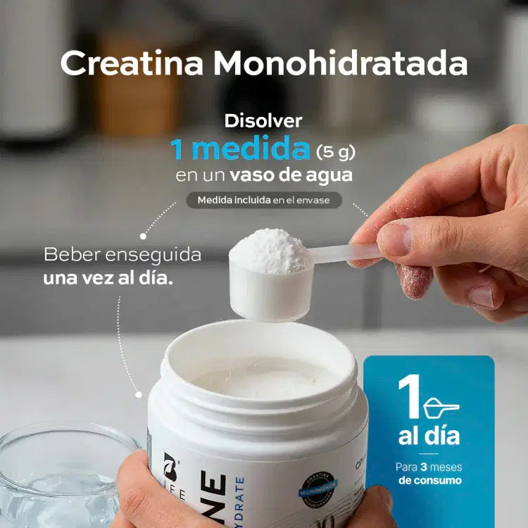 Creatina Monohidratada 90 Porciones