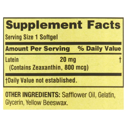 Luteina 20mg 30 softgels