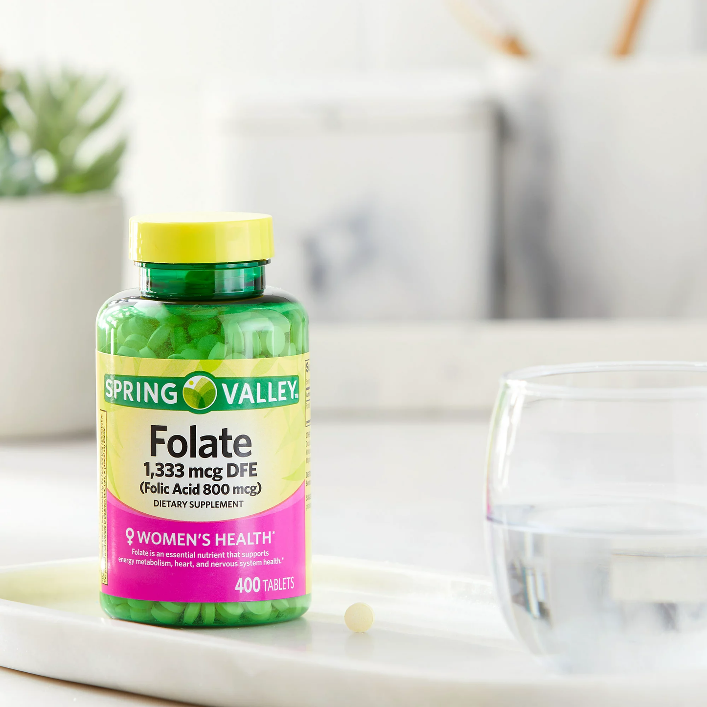 Folate 1,333mcg DFE 400 tabletas