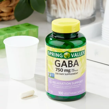 GABA 750mg 100 capsulas