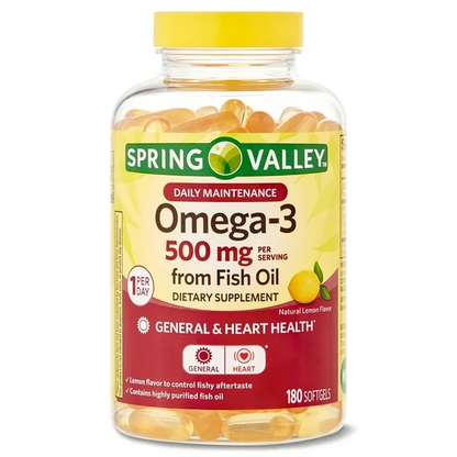 Omega 3 500mg 180 softgels