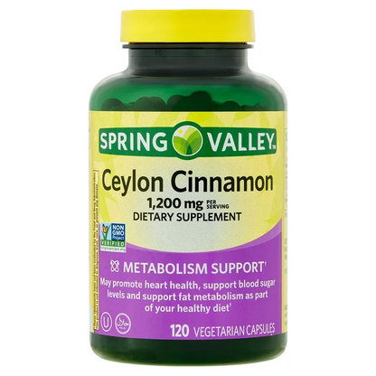 Ceylon Cinnamon 1,200mg 120 capsulas