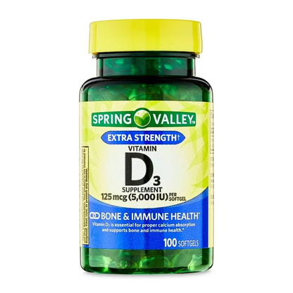 Vitamina D3 5,000 IU 100 softgels