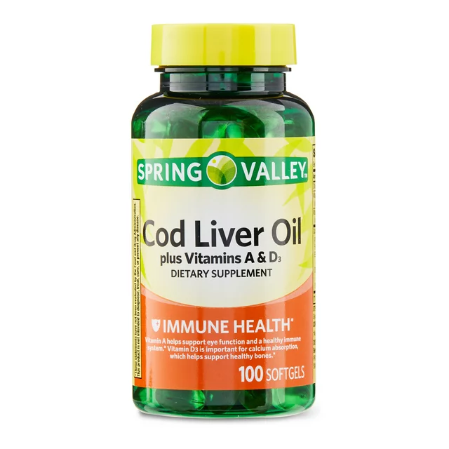 Cod Liver Oil plus Vitamins A&D3