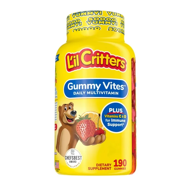 Multivitaminico Niños 190 Gomitas Lil Critters