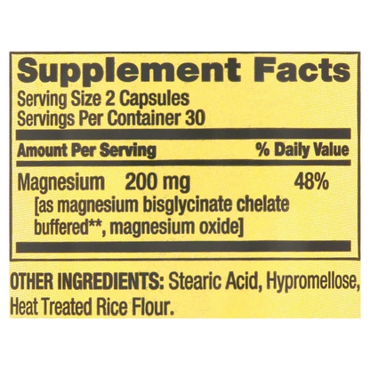 Magnesio Bysglycinate 200mg