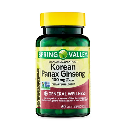 Koren Panax Ginseng 100mg 60 capsulas