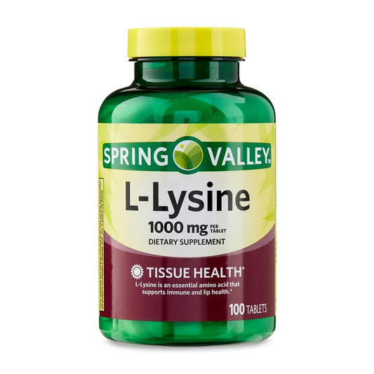 Lysine 1,000mg 100 tabletas