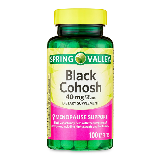 Black Cohosh 40mg 100 tabletas