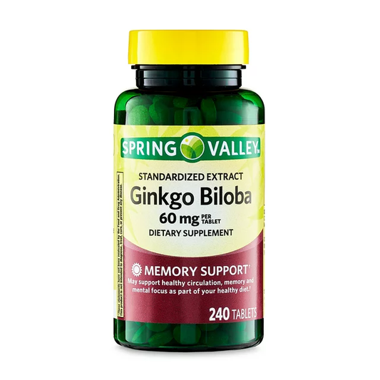 Ginkgo Biloba 60mg 240 tabletas