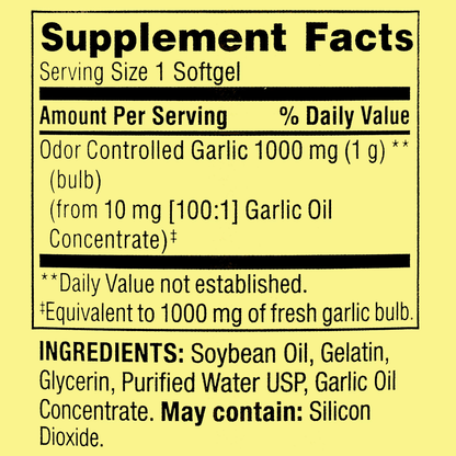 Garlic 1,000mg 120 softgels