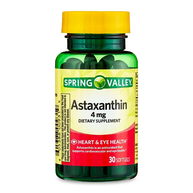 Astaxathin 4mg 30 softgels